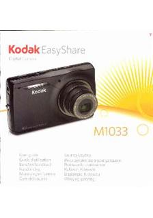 Kodak EasyShare M 1033 manual. Camera Instructions.